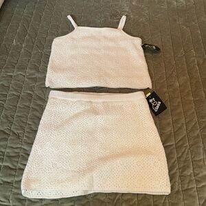 Girls crochet matching set